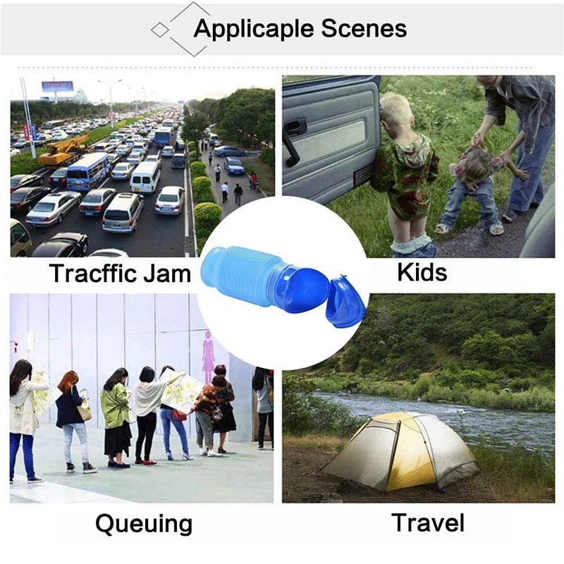 Portable Retractable Emergency Urinal for Travel and Camping - 9