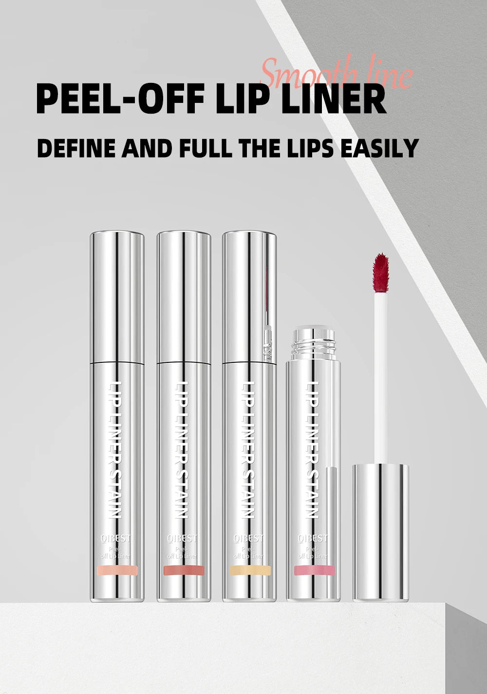 Waterproof Peel-Off Matte Lip Liner Stain - 7