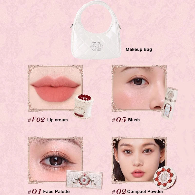 Romantic Strawberry Cupid Makeup Gift Set - 15