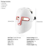 7-Color Photon LED Face and Neck Rejuvenation Mask
