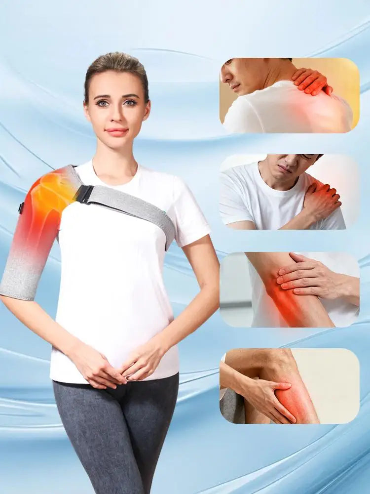 Red Light Therapy Heated Shoulder Support Wrap - 8
