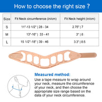 Waterproof Silicone Neck Support Brace for Pain Relief and Posture