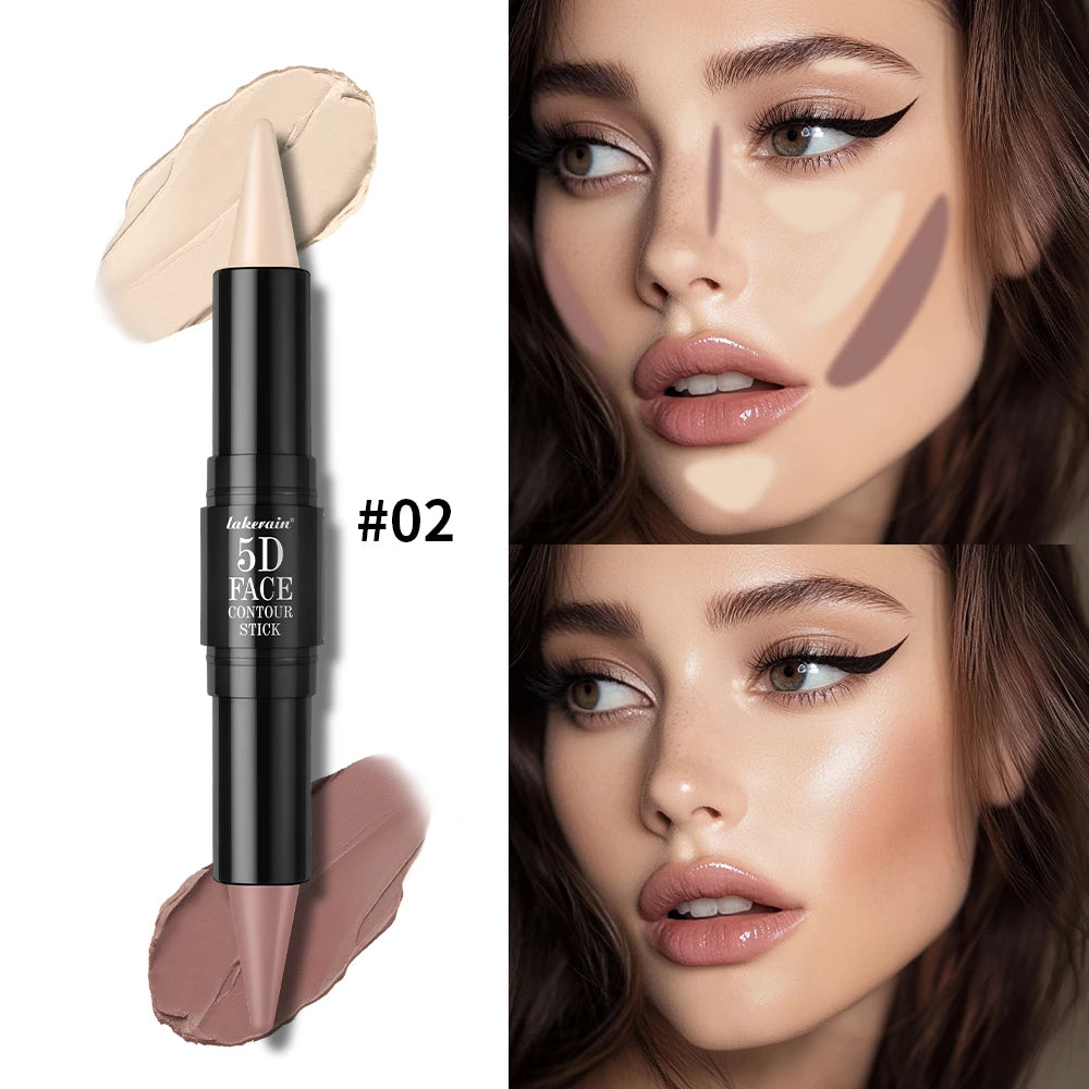 Dual-Ended Cream Contour and Highlighter Stick - 19