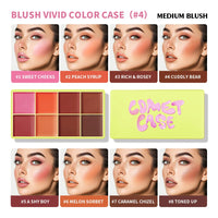 8-Color Cream Blush and Contour Palette