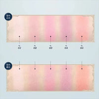 Long-Lasting Matte Embossed Face Blush Powder