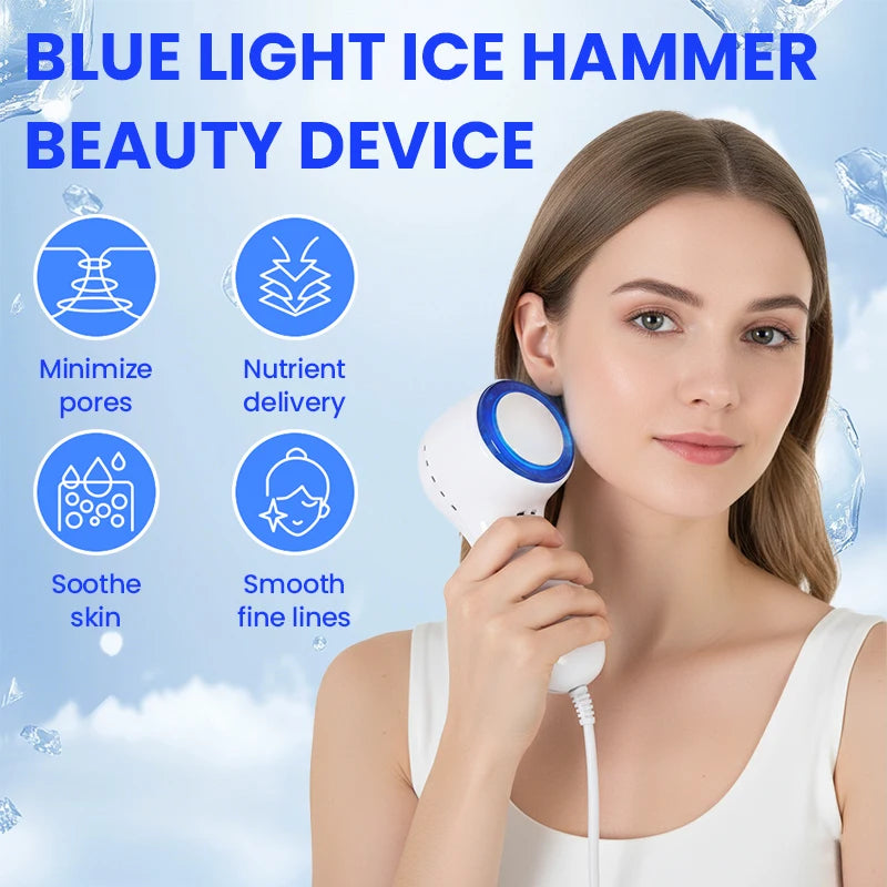 Cold Hammer Facial Cryotherapy & Blue Light Skin Rejuvenation Tool - 4