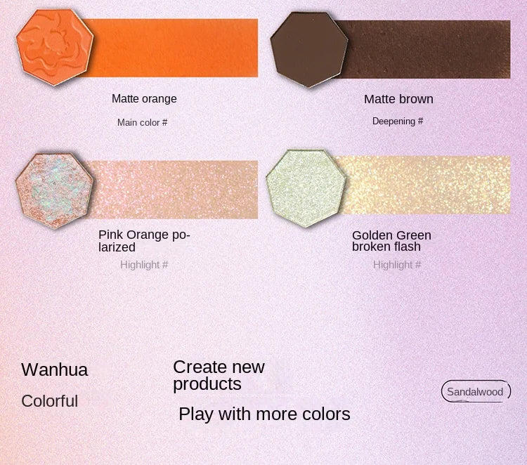 4-Color Chameleon Eyeshadow Palette for Long-Lasting Glamour - 17