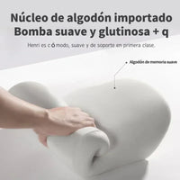 Ergonomic Memory Foam Lumbar Support Pillow for Chair and Car