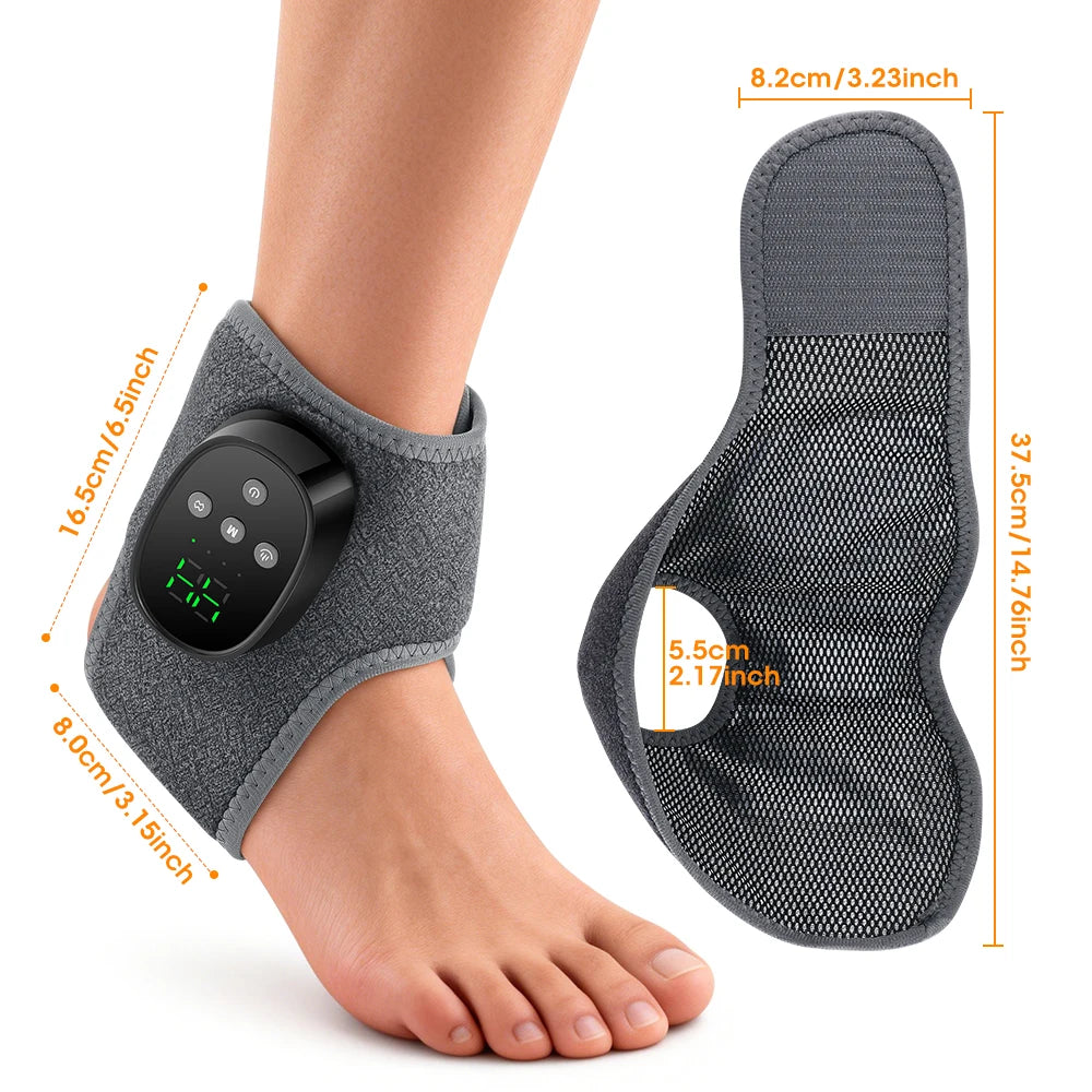 Portable Heated Vibration Leg and Foot Massager - 35