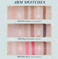 5-Color Shimmer and Matte Eyeshadow Palette