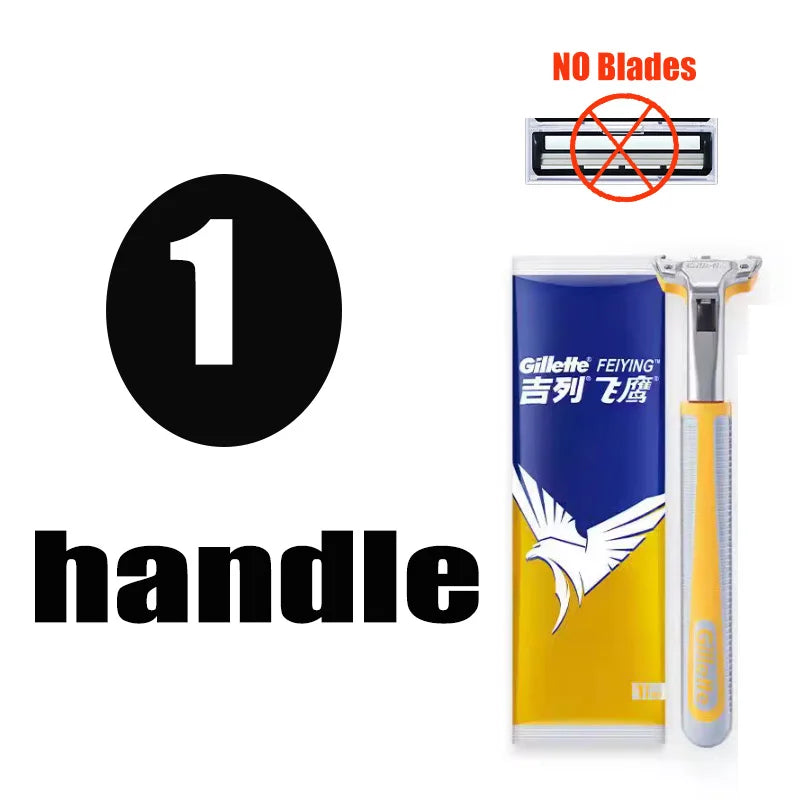 Double-Blade Precision Manual Shaving Razor for Men - 14