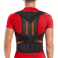 Adjustable Back Posture Corrector and Lumbar Support Brace