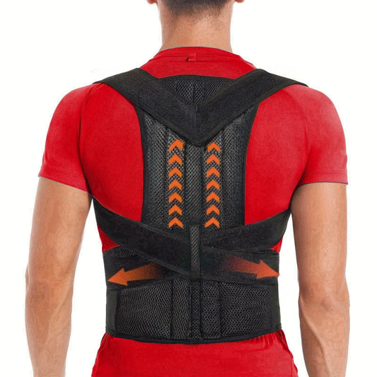 Adjustable Back Posture Corrector and Lumbar Support Brace