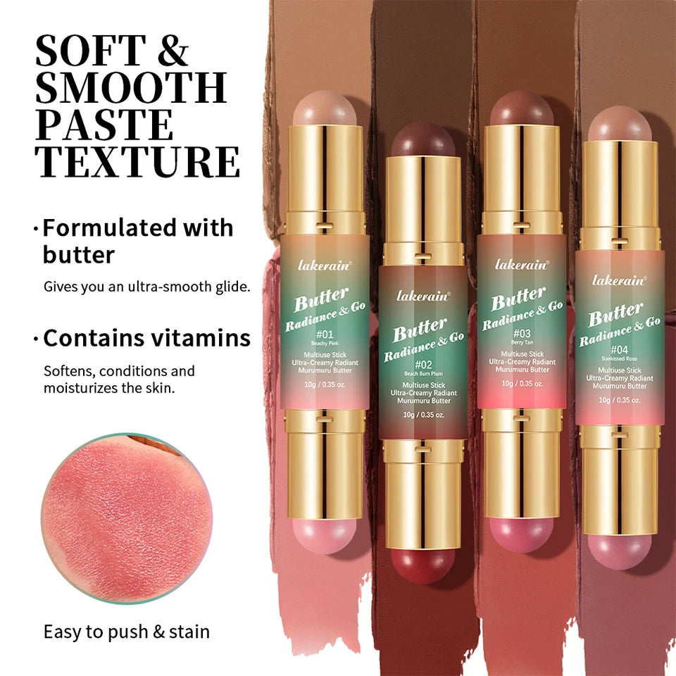 Dual-Ended Cream Blush and Bronzer Stick - 15