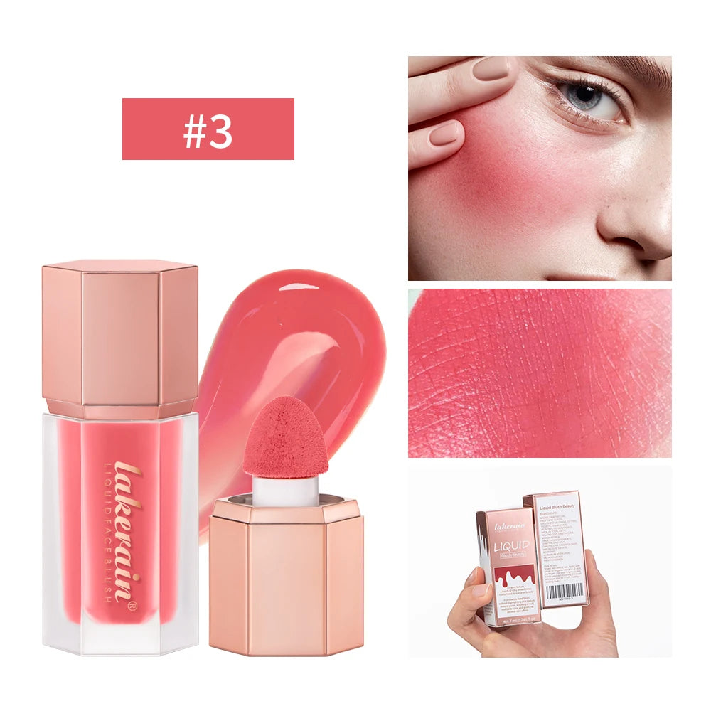Long-Lasting Waterproof Liquid Matte Blush