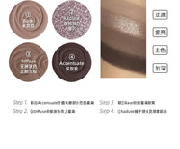4-Color Shimmer Glitter Eyeshadow Palette