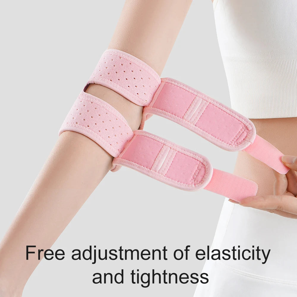 Adjustable Breathable Elbow Support Brace for Pain Relief - 14