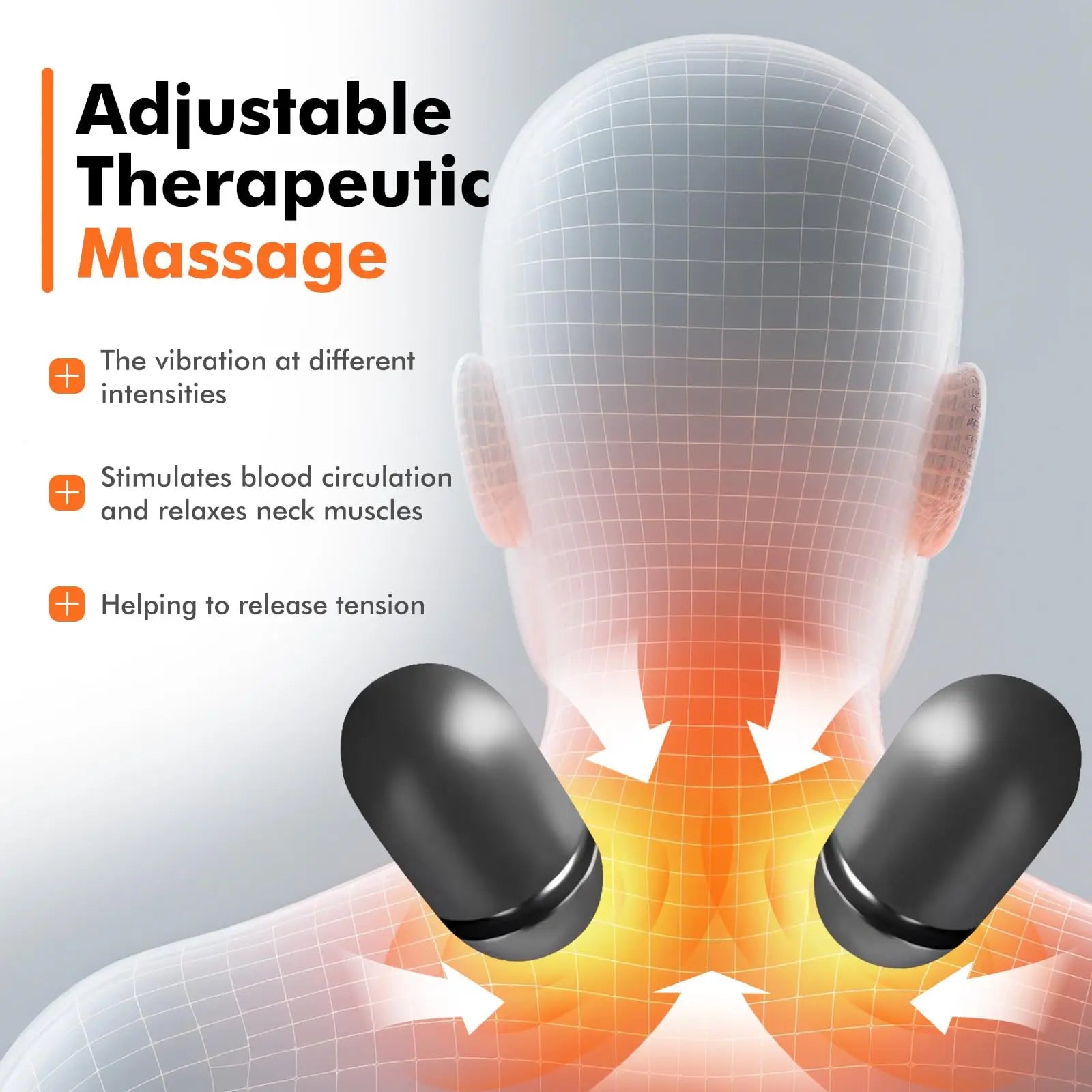 3-in-1 Heated Neck and Shoulder Traction Massager - 2