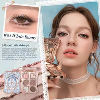 6-Color Shell Pearl Eyeshadow Palette for Long-Lasting Makeup