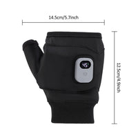 Rechargeable Fingerless Heated Gloves for Cold Hands