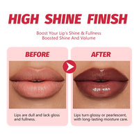 Hydrating Plumping Lip Gloss for Fuller Mirror-Shine Lips