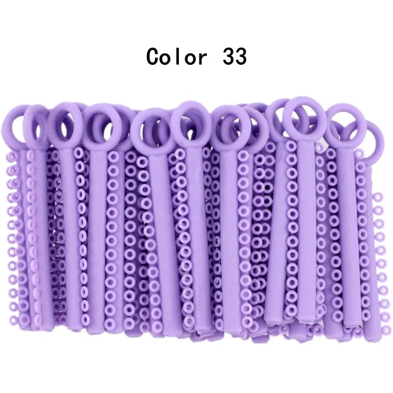 Orthodontic Elastic Ligature Ties for Dental Braces - 22