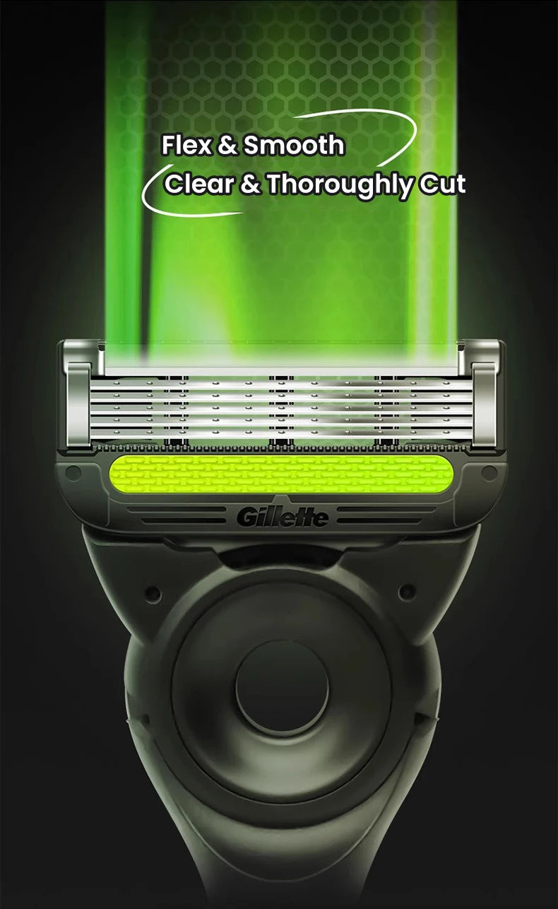 5-Blade Exfoliating Manual Razor for Men - 14