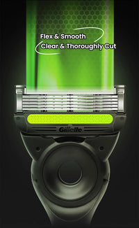 5-Blade Exfoliating Manual Razor for Men