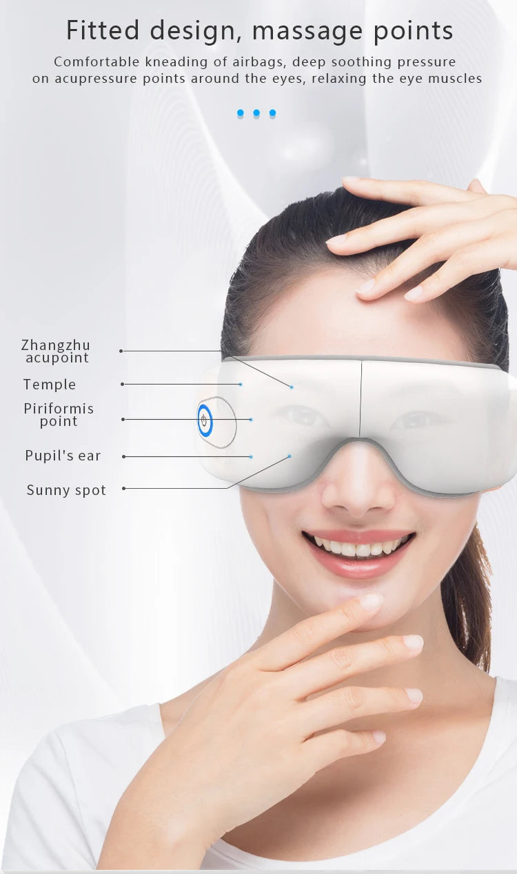 Portable Heated Eye Massager for Stress and Eye Strain - 9