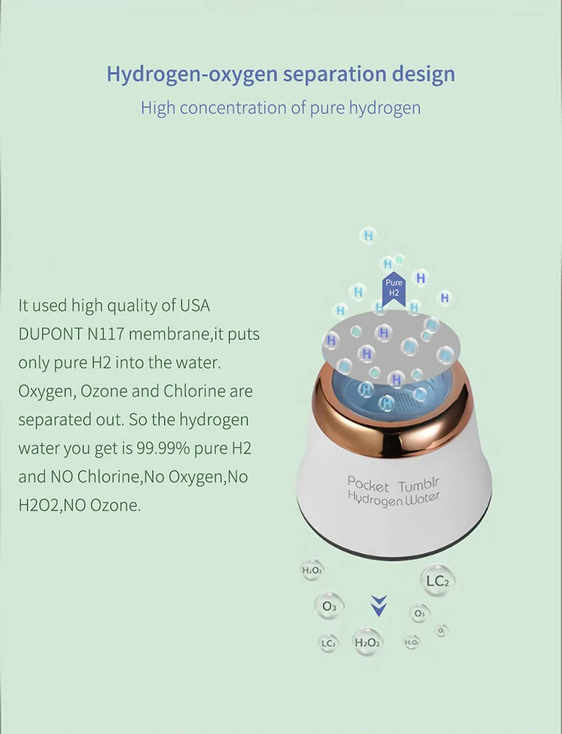 Portable Hydrogen Water Ionizer Generator - 14