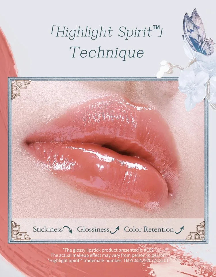 Moisturizing High-Pigment Glossy Lipstick - 10