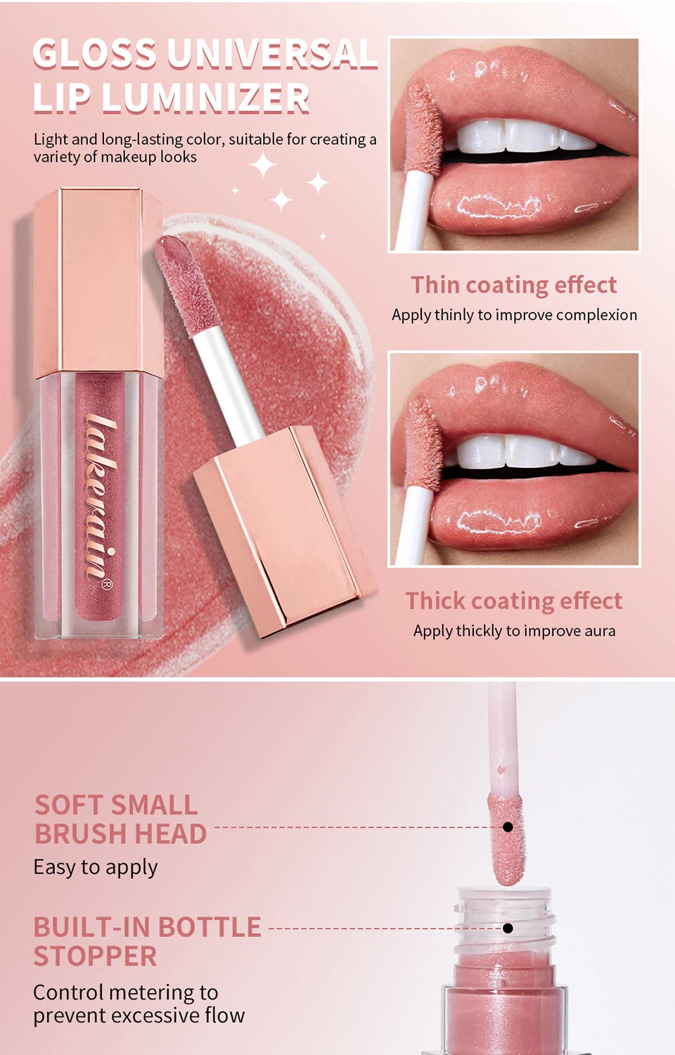 Hydrating Shimmer Lip Glaze for Plump and Radiant Lips - 9