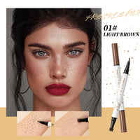 2-in-1 Waterproof Freckle Stamp Pen for Natural Makeup