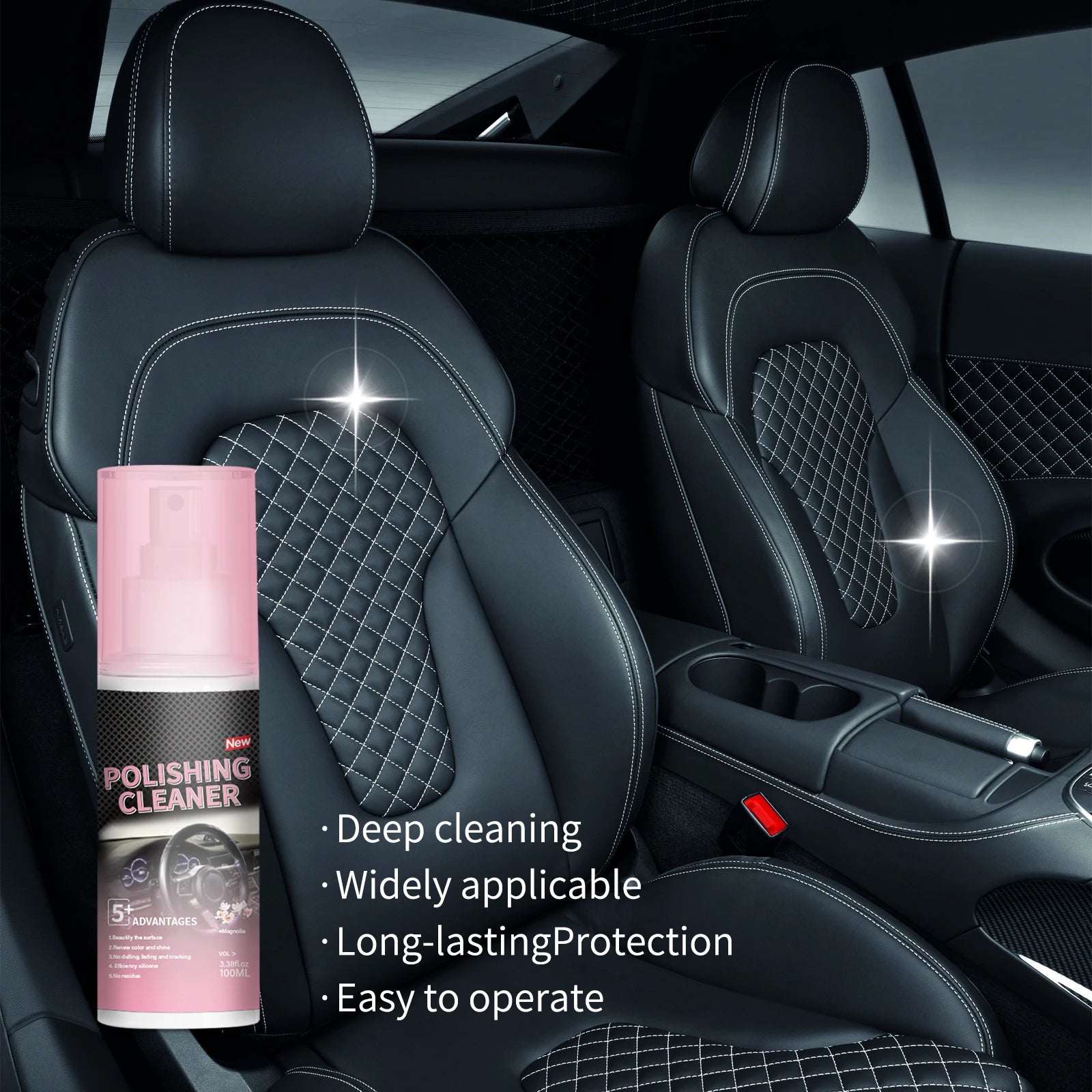 All-in-One Car Interior Restorer and Polishing Cleaner - 11