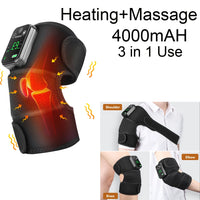 Heated Vibration Massage Brace for Shoulder and Joint Pain