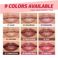 Hydrating Plumping Lip Gloss for Fuller Mirror-Shine Lips