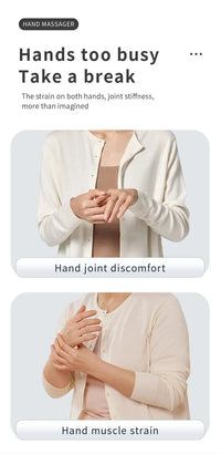 Electric Heated Hand Massager with Air Compression