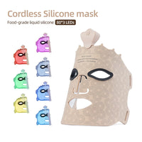 7-Color LED Photon Therapy Silicone Facial Mask