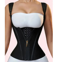 High-Elasticity Mesh Waist Cincher and Posture Correcting Corset
