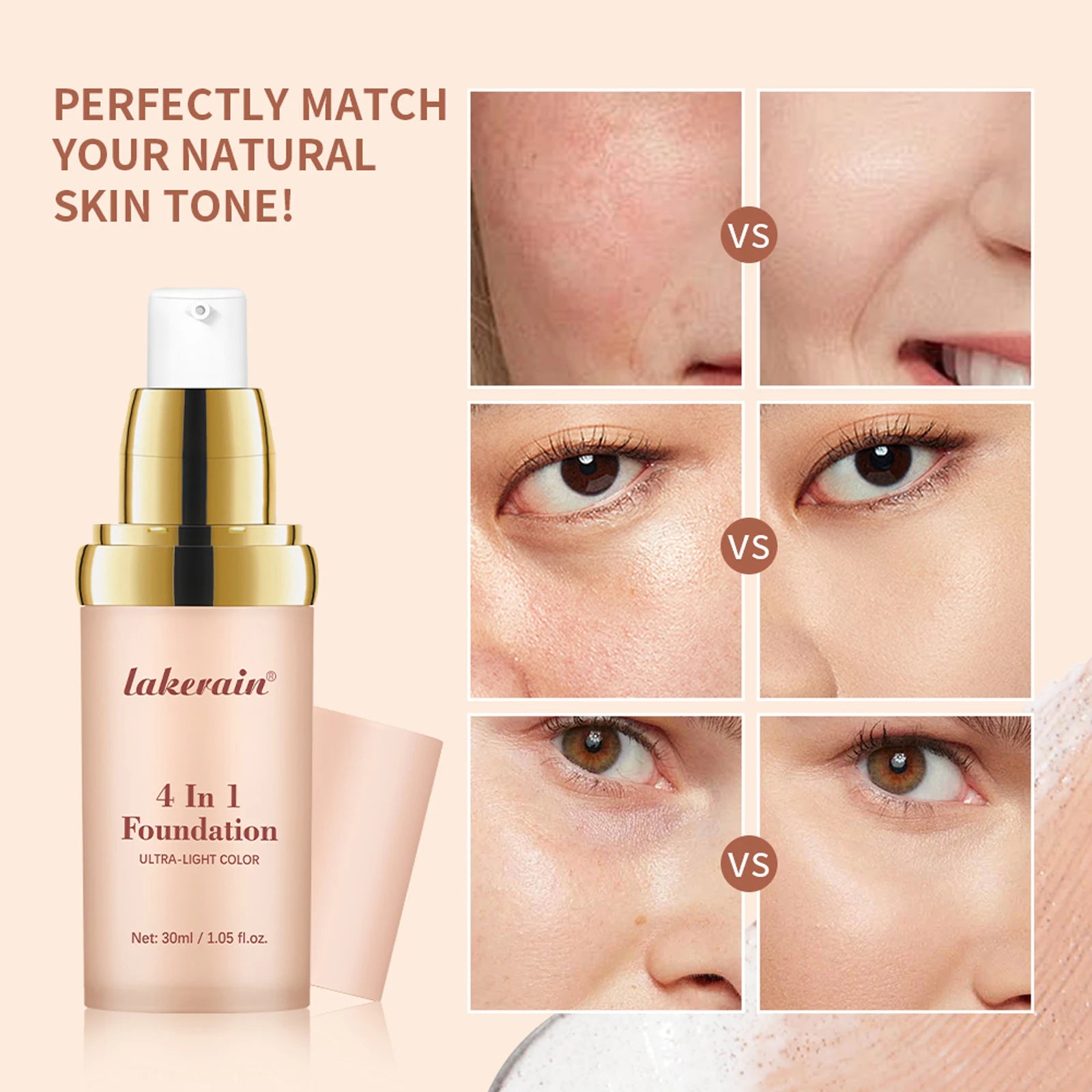 Color-Adjusting 4-in-1 Foundation with SPF 30 - 2