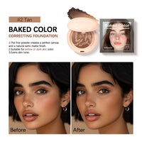 Baked Color Correcting Face Powder Foundation