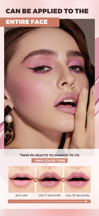 Color-Changing Multi-Use Lip and Cheek Tint Balm