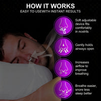 Silicone Anti-Snoring Nasal Dilator for Better Sleep
