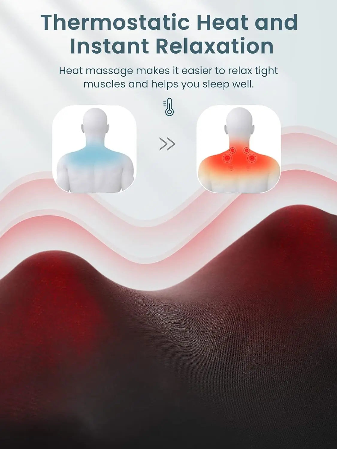Heated Shiatsu Neck and Shoulder Massager - 8
