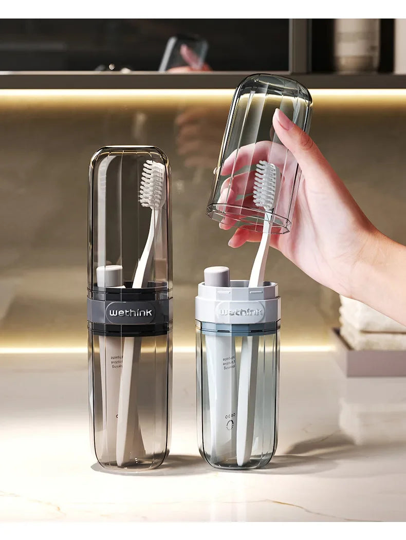 Portable Toothbrush and Toothpaste Travel Case - 10