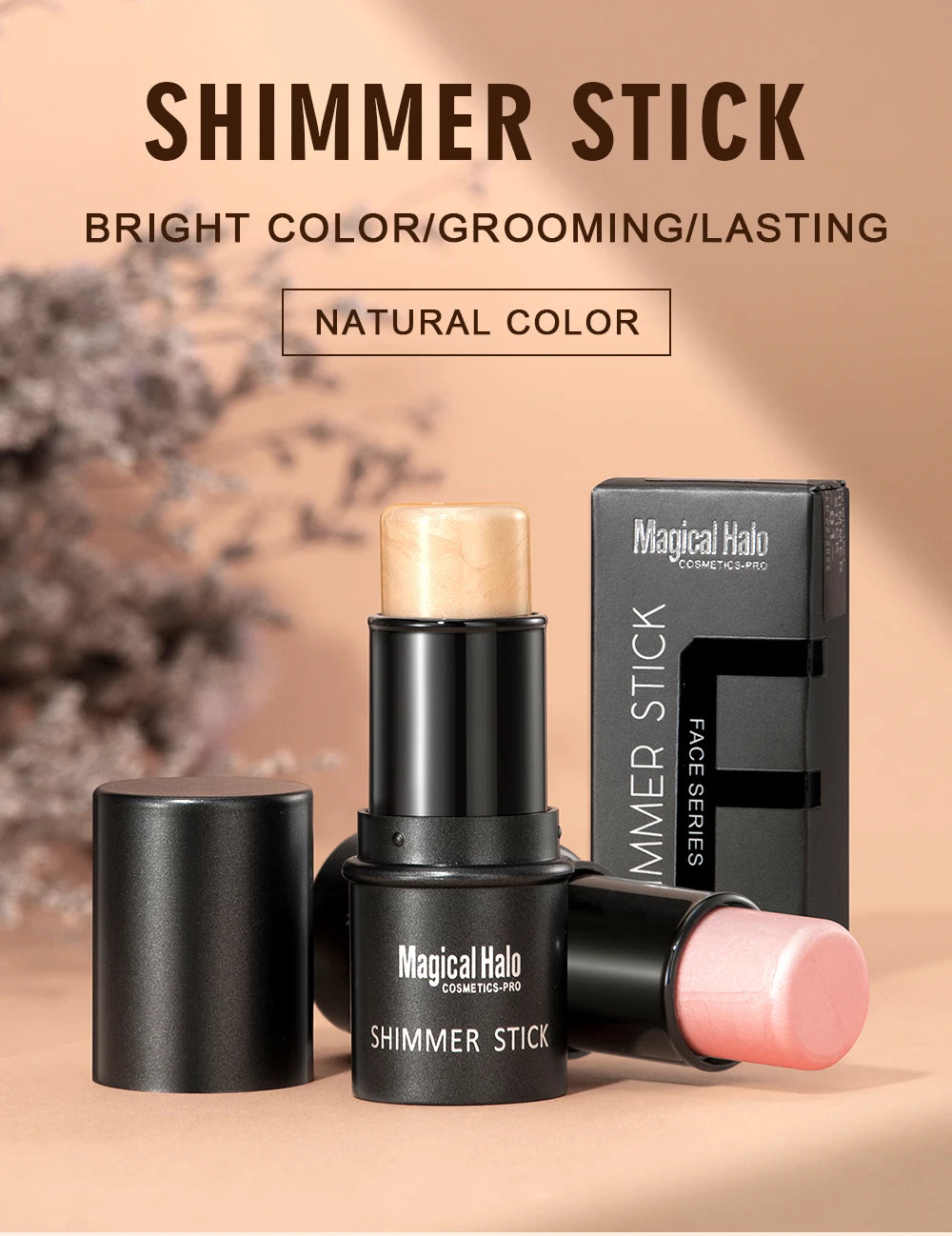 Creamy Face Highlighter and Contour Shimmer Stick - 7