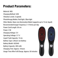 Electric Scalp Massager & Hair Growth Atomizing Brush