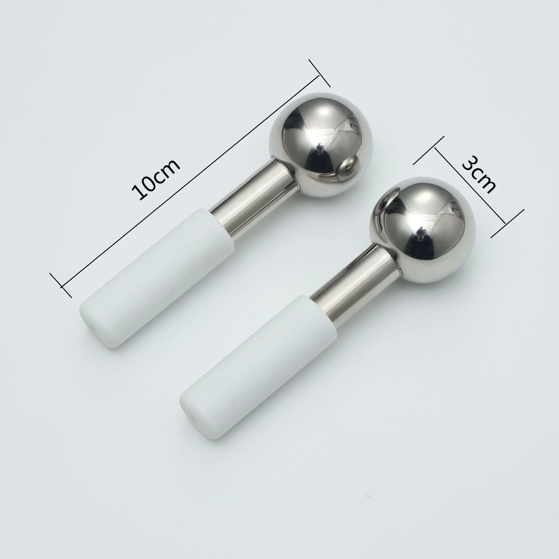 Stainless Steel Cooling Ice Globes for Facial Puffiness - 1