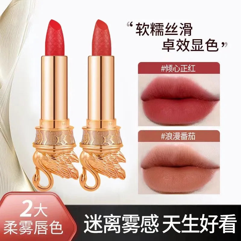 Velvet Matte Swan Lipstick Long-Lasting Waterproof - 10