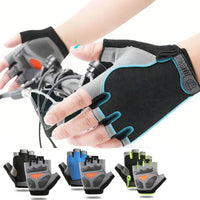 Anti-Slip Half Finger Gel Cycling Gloves